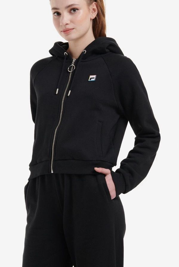 Fila Mikiny Damske Čierne - Anja Embroidered Logo Zip Vypredaj - Slovakia 52709-ILRW